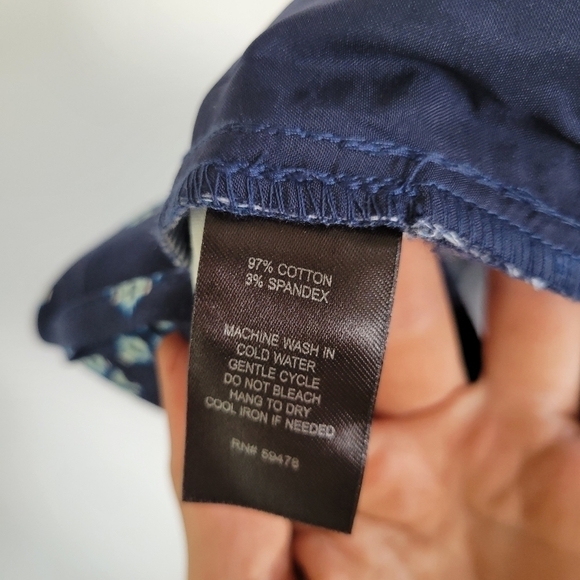 Kenar Shorts Pockets Blue Pattern 10 Large - Picture 7 of 7